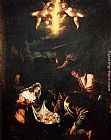 The Adoration Of The Shepherds by Jacopo Bassano